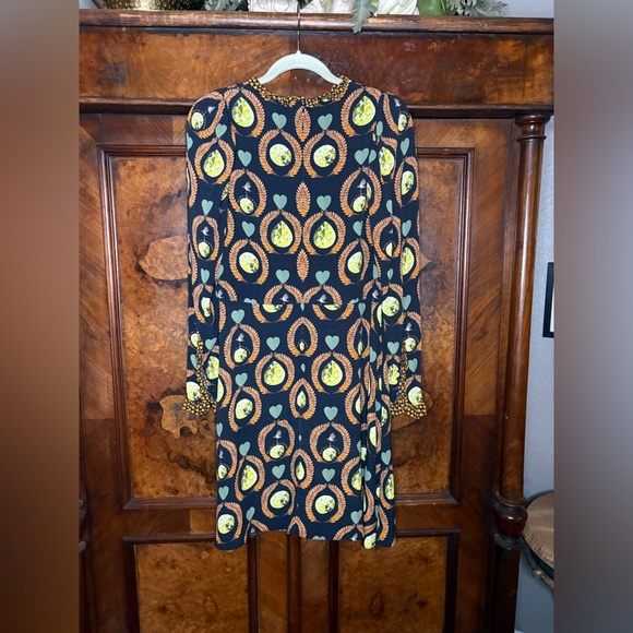 GUC Temperley London- Printed Rosella Dress.  Size US 10 - Picture 6 of 14